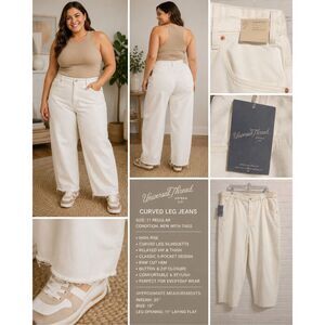 Universal Thread High Rise Curved Leg Jeans NWT Size 17 Regular